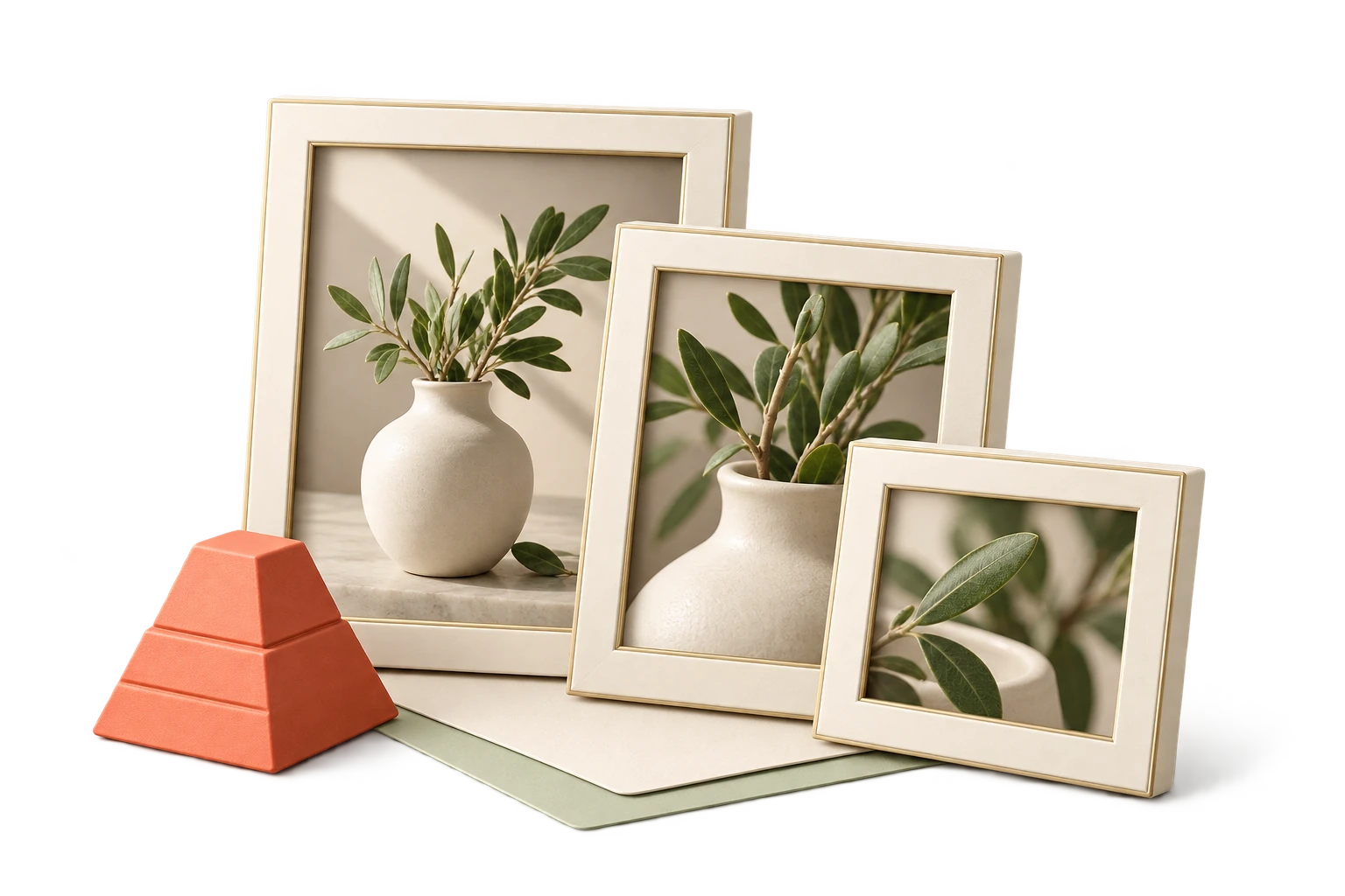 Composition de photos produit et de cadres d’images dans un atelier d’optimisation